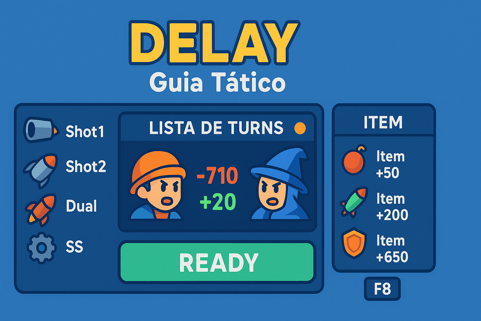 Delay no Gunbound — Guia completo de uso tático do tempo de tiro