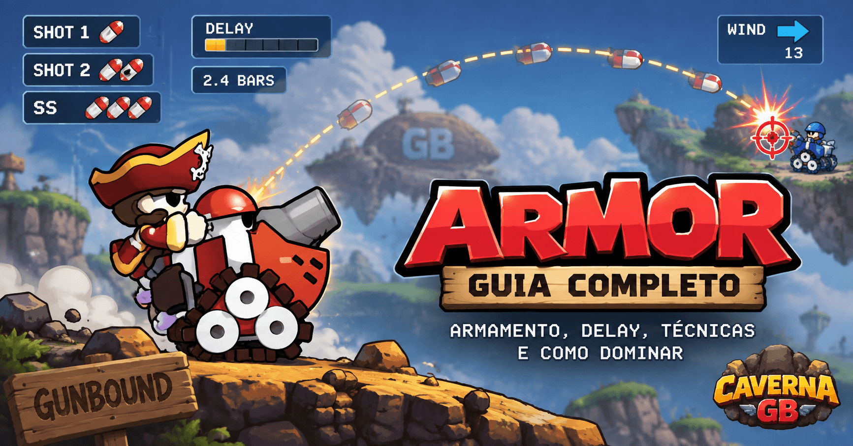 Armor — Guia completo: armamento, delay, técnicas e como dominar